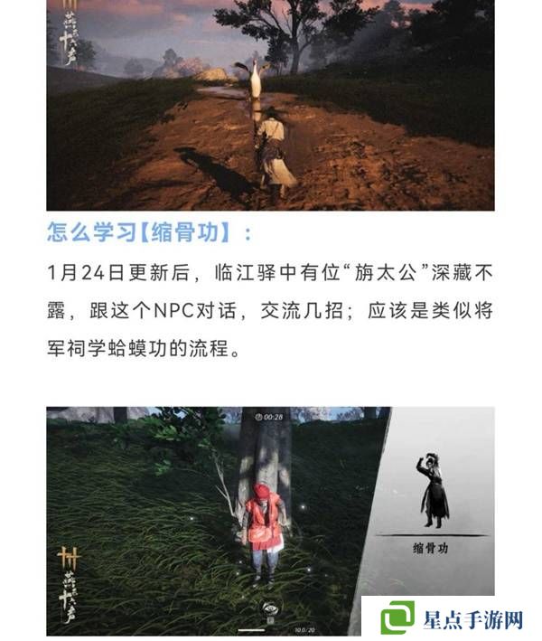 燕云十六聲縮骨功在哪    縮骨功獲得攻略圖片2